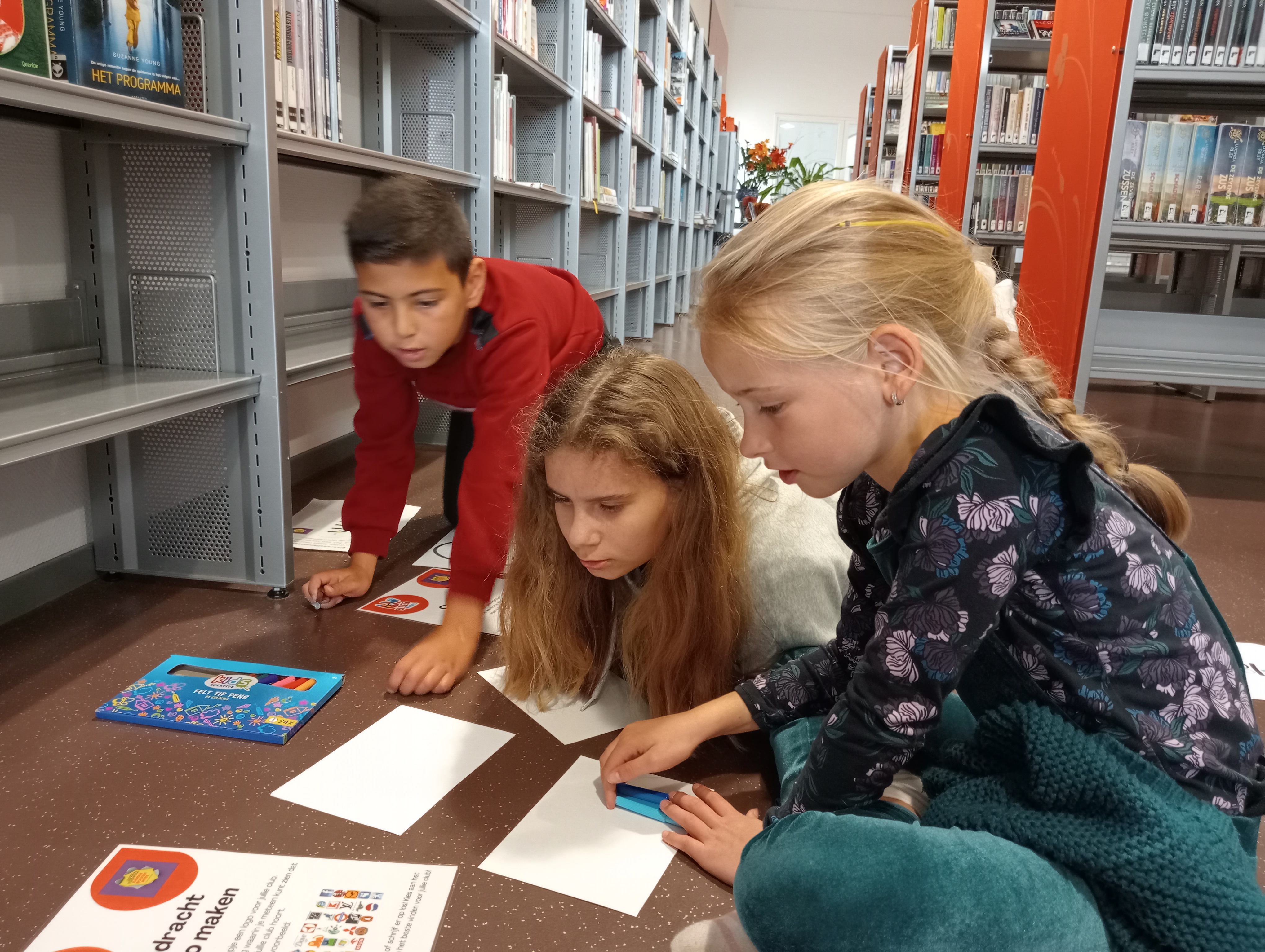 Bezoek aan de bibliotheek 