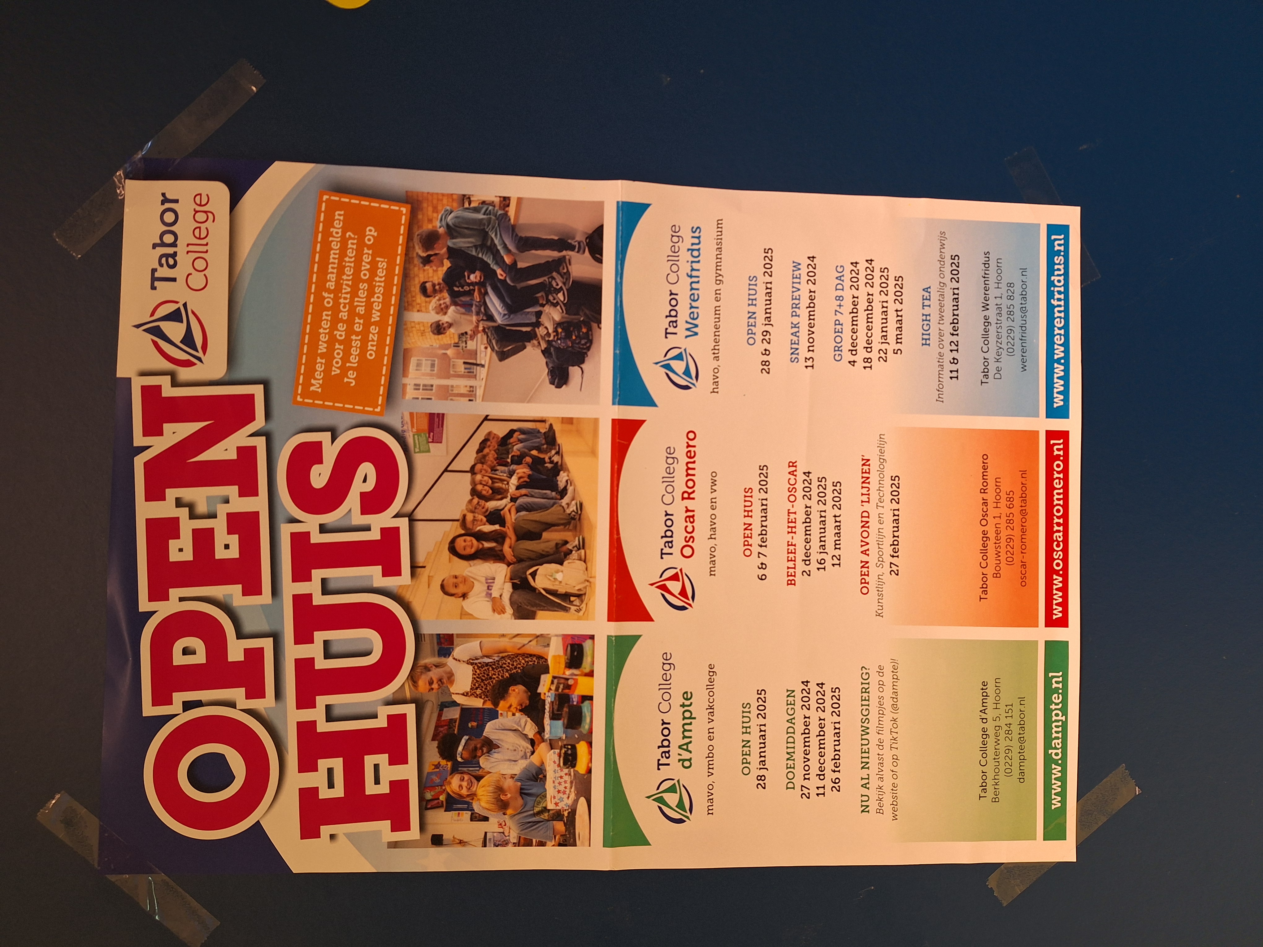 Informatiedagen Tabor College